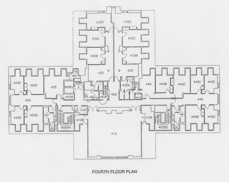 Honors fourth floor plan