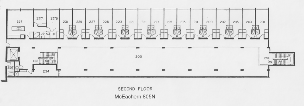 McEachern north second floor plan