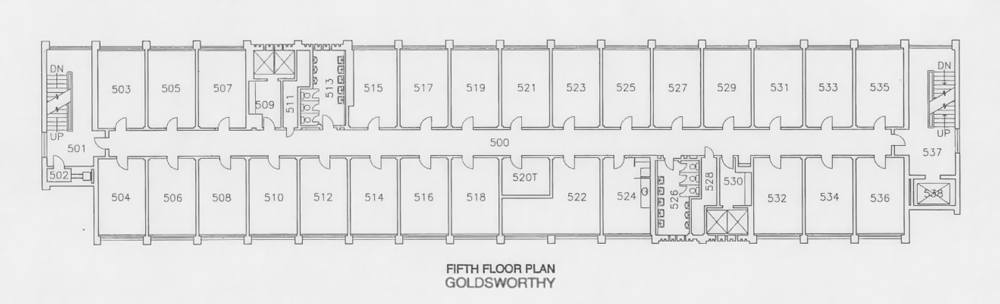 Goldsworthy fifth floor plan
