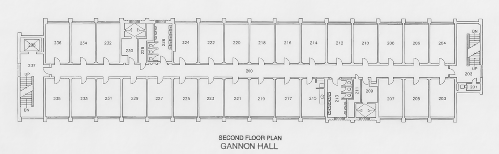 Gannon second floor plan