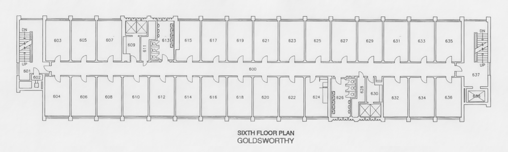 Goldsworthy sixth floor plan