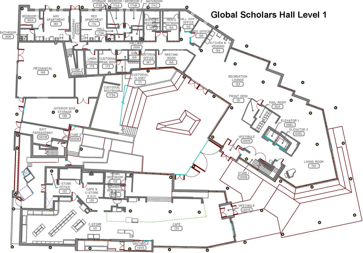 Global scholars first floor plan